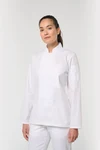 Umweltfreundliche, atmungsaktive Unisex-Kochjacke mit langen Ärmeln