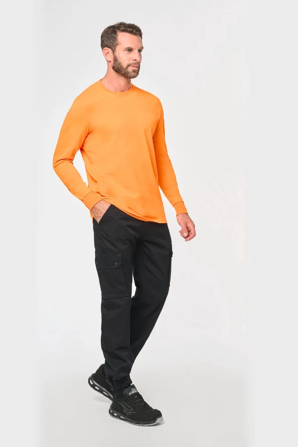 Unisex-Cargo-Hose mit elastischem Saum
