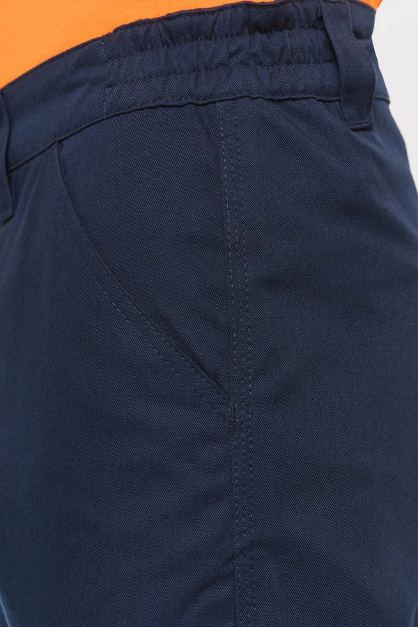 Unisex-Cargo-Hose mit elastischem Saum und reflektierendem Streifen