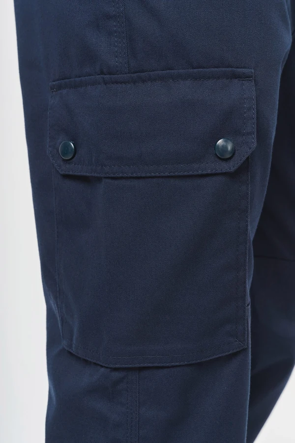 Unisex-Cargo-Hose mit elastischem Saum und reflektierendem Streifen