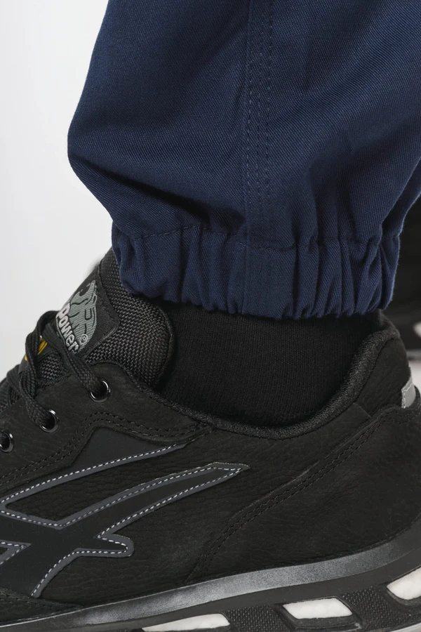 Unisex-Cargo-Hose mit elastischem Saum und reflektierendem Streifen