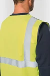 Recycelte HI-VIS SICHERHEITSWESTE mit Reißverschluss
