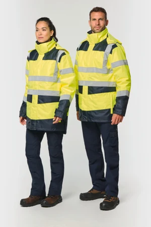 Recycelter Sicherheitsparka 4 in 1