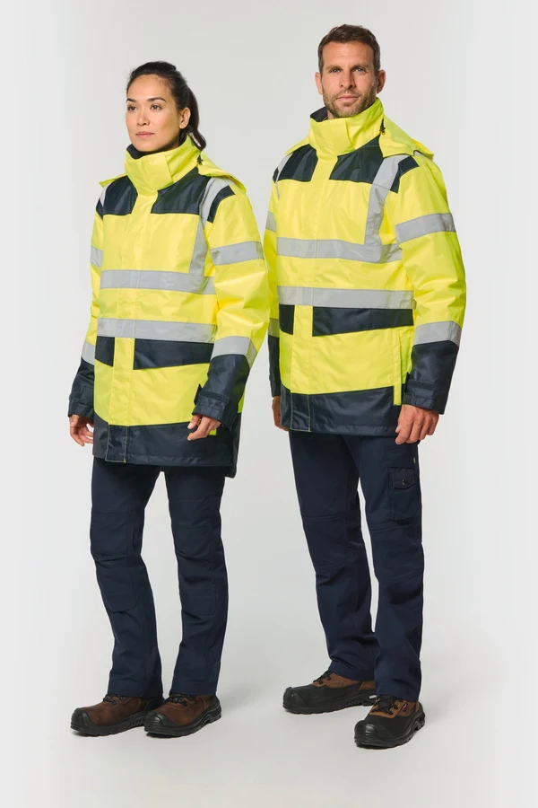 Recycelter Sicherheitsparka 4 in 1