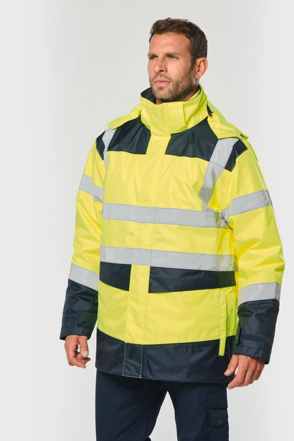 Recycelter Sicherheitsparka 4 in 1
