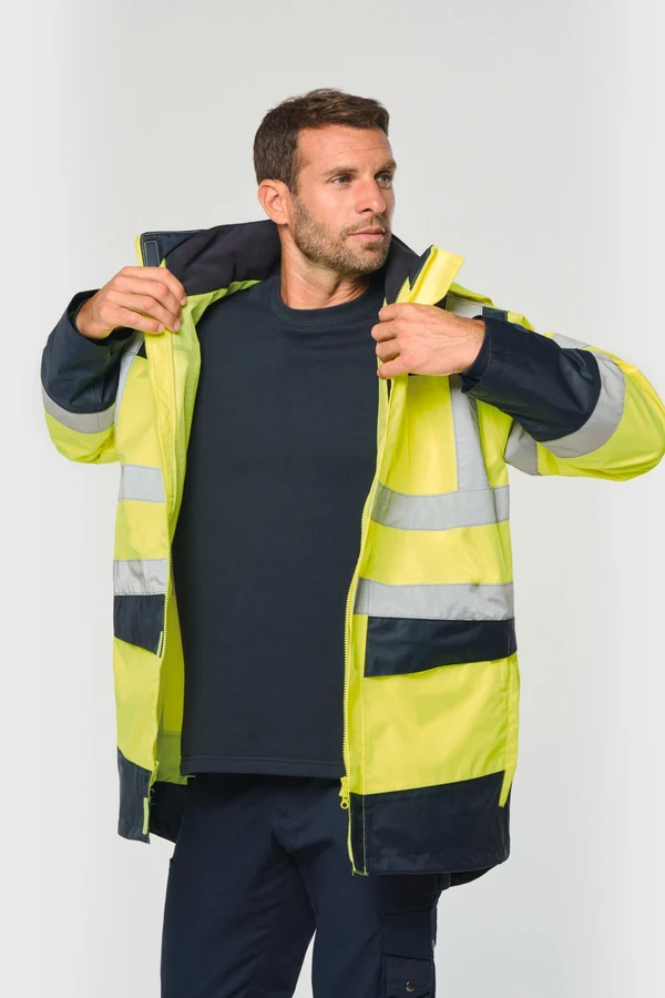 Recycelter Sicherheitsparka 4 in 1