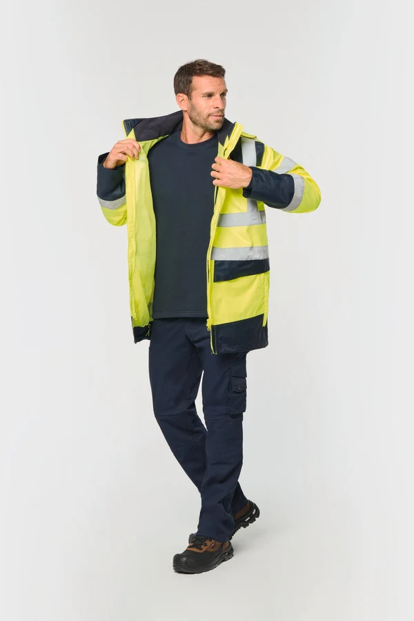 Recycelter Sicherheitsparka 4 in 1