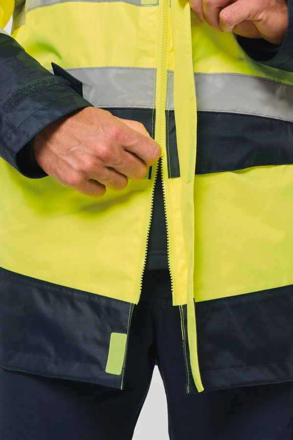 Recycelter Sicherheitsparka 4 in 1