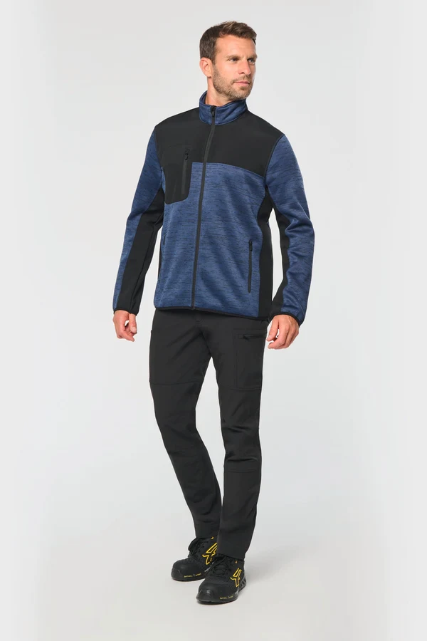 Recycelte Herren Polyestertrikot Jacke