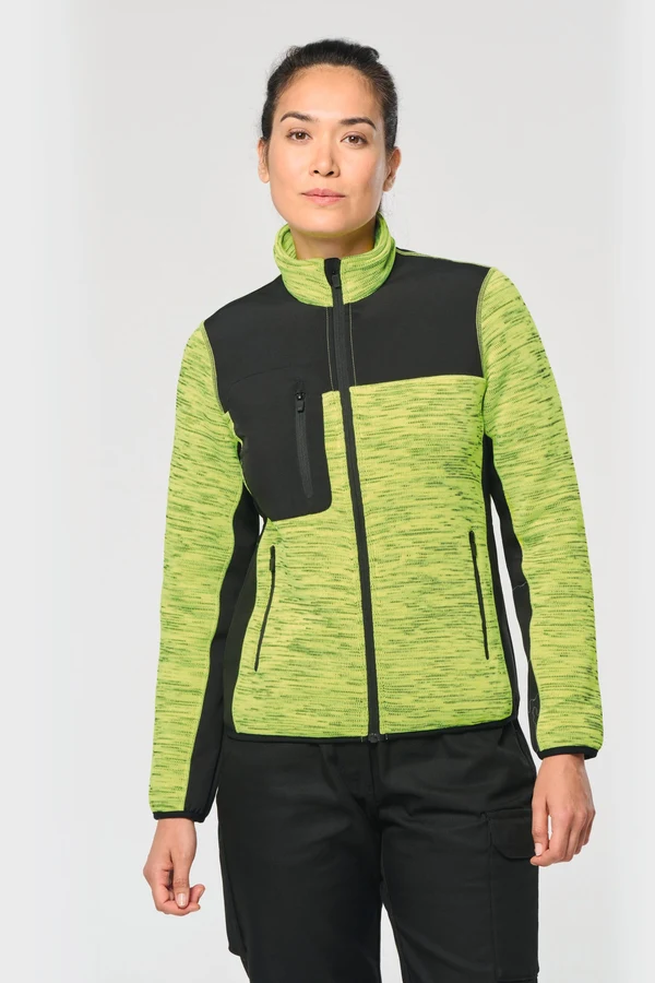 Recycelte Jacke aus Polyestertrikot für Damen