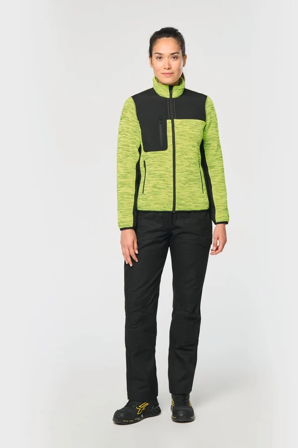 Recycelte Jacke aus Polyestertrikot für Damen