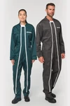 Unisex-Overall mit doppeltem Reißverschluss