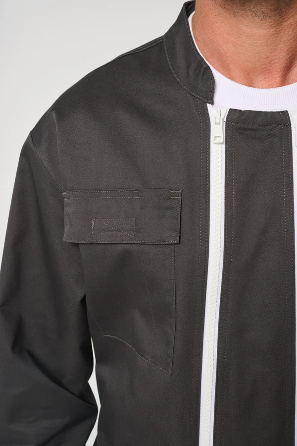 Unisex-Overall mit doppeltem Reißverschluss