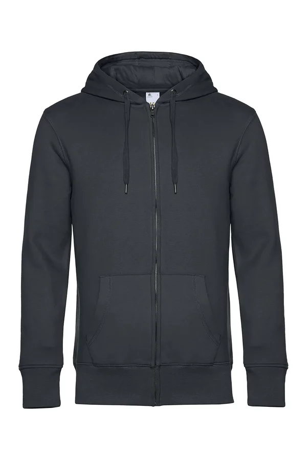 Kapuzen-Sweatshirt mit Reißverschluss KING asphalt