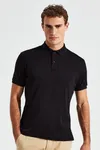Men´s Super Smooth Knit Polo Black