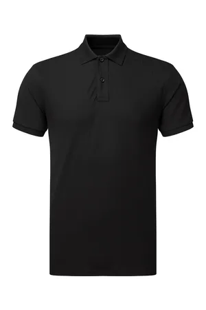 Men´s Polycotton Blend Polo Black