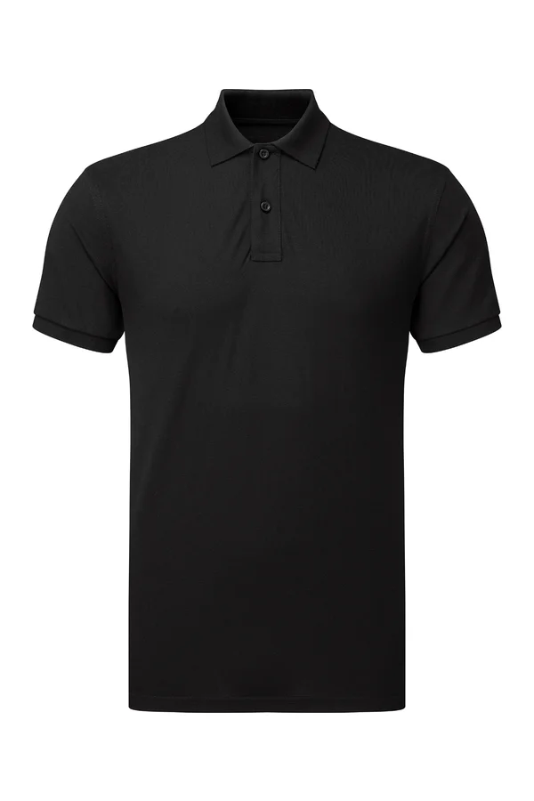 Men´s Polycotton Blend Polo Black