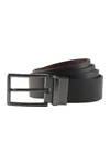 Men´s Two-Way Leather Belt black/brown