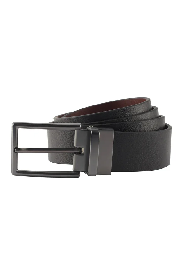 Men´s Two-Way Leather Belt black/brown