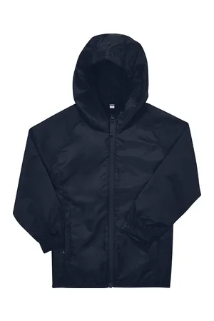 Kids #Reset Windbreaker Navy