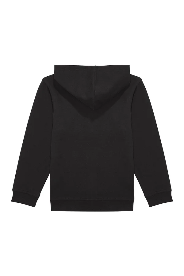 Kids ID.334 Zip Hood Black