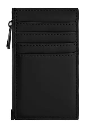 Matte PU Card Holder Black