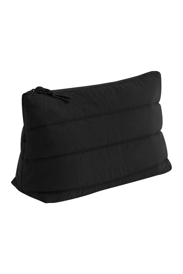 Quilted Accessory Case Black