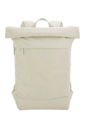 Simplicity Roll-Top Backpack Beige