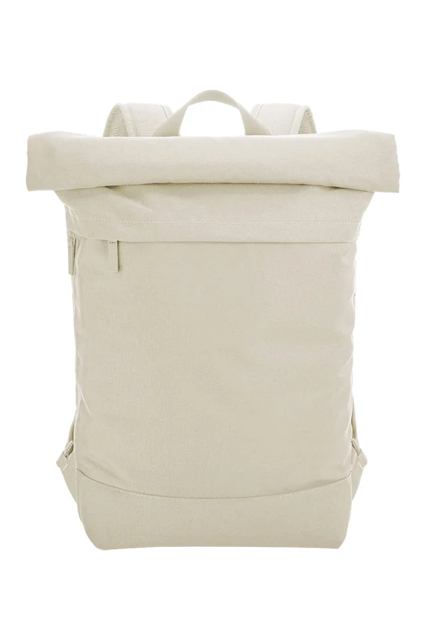 Simplicity Roll-Top Backpack Beige