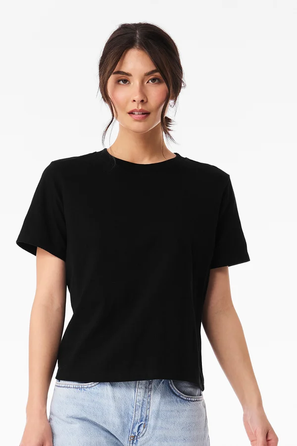 Women´s Heavy Boxy Tee Black