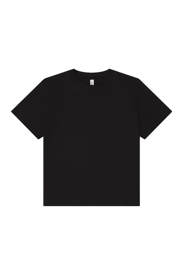 Women´s Heavy Boxy Tee Black