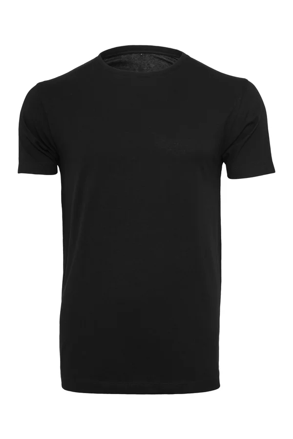 Light T-Shirt Round Neck Black