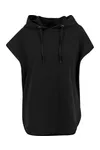 Ladies` Sleeveless Hoody Black