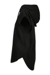Ladies` Sleeveless Hoody Black