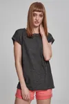 Ladies` Spray Dye Extended Shoulder Tee Darkgrey (Spray Dye)