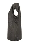 Ladies` Spray Dye Extended Shoulder Tee Darkgrey (Spray Dye)