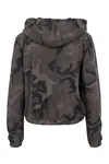 Ladies Camo Cropped Hoody Dark Camo