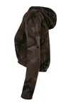 Ladies Camo Cropped Hoody Dark Camo