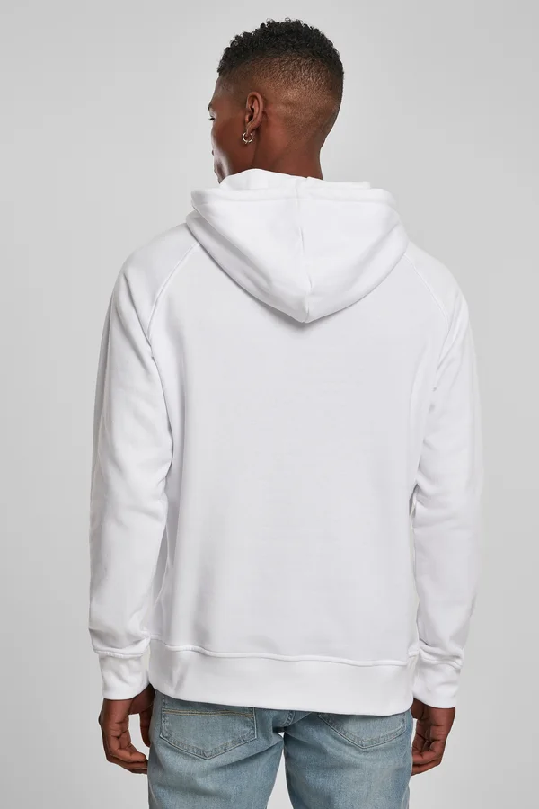 Raglan Sweat Hoody White