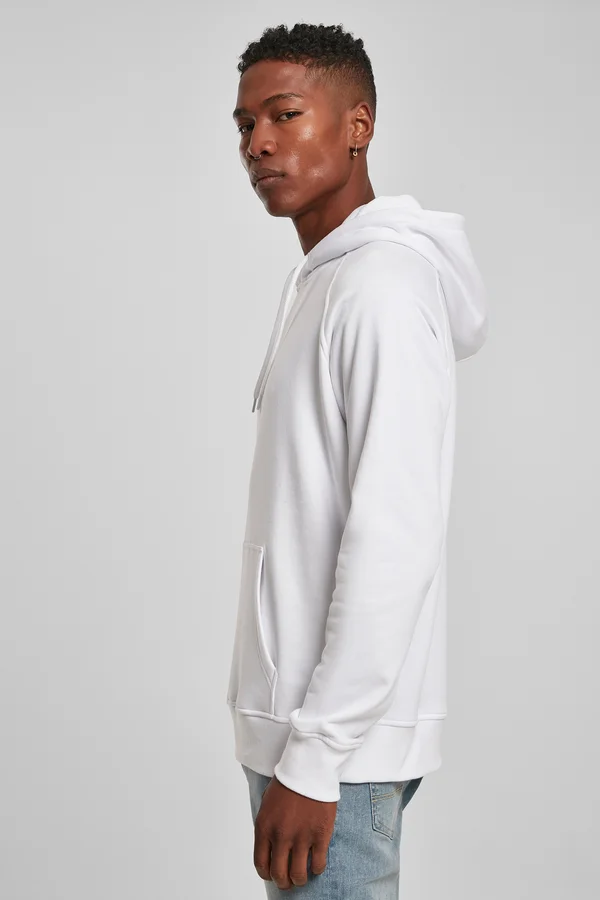 Raglan Sweat Hoody White