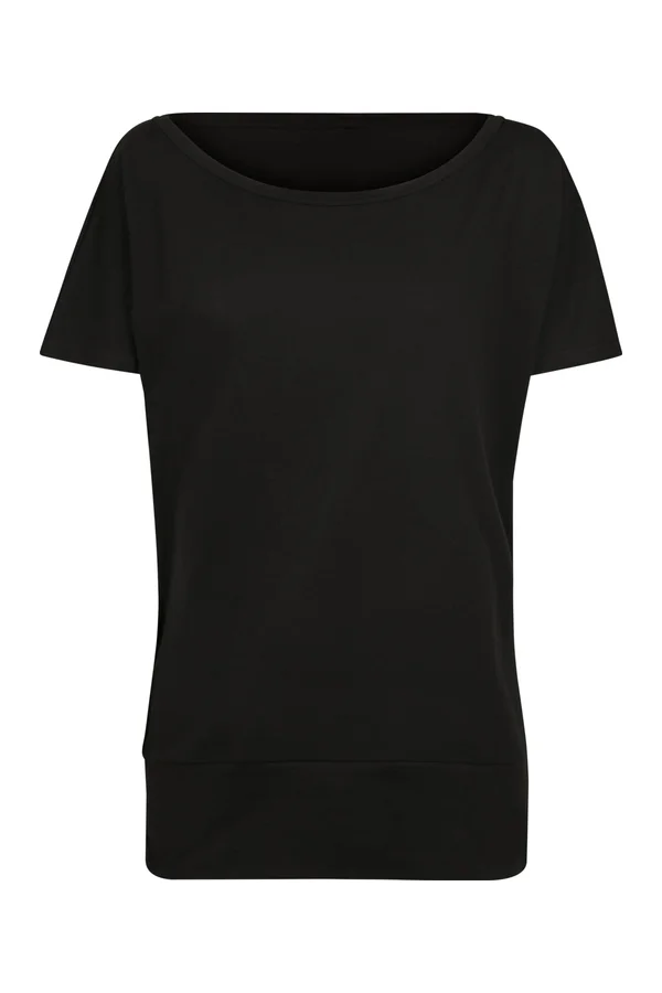 Ladies Batwing Tee Black