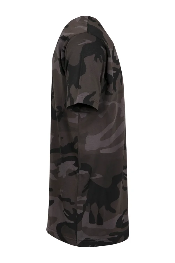 Camo Round Neck Tee Dark Camo