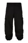 90's Cargo Sweatpants Black