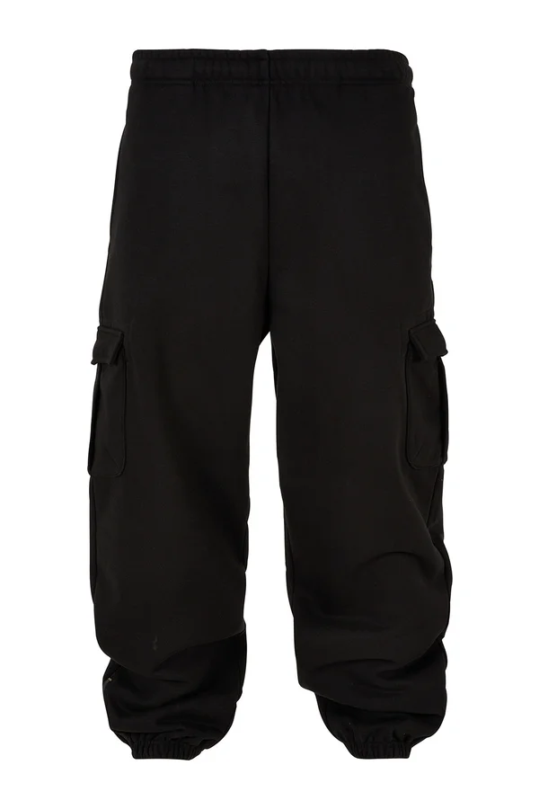 90's Cargo Sweatpants Black