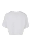 Ladies Short Oversized Tee White