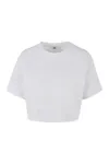 Ladies Short Oversized Tee White