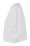 Ladies Short Oversized Tee White