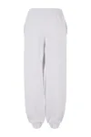 Ladies High Waist Ballon Sweat Pants White