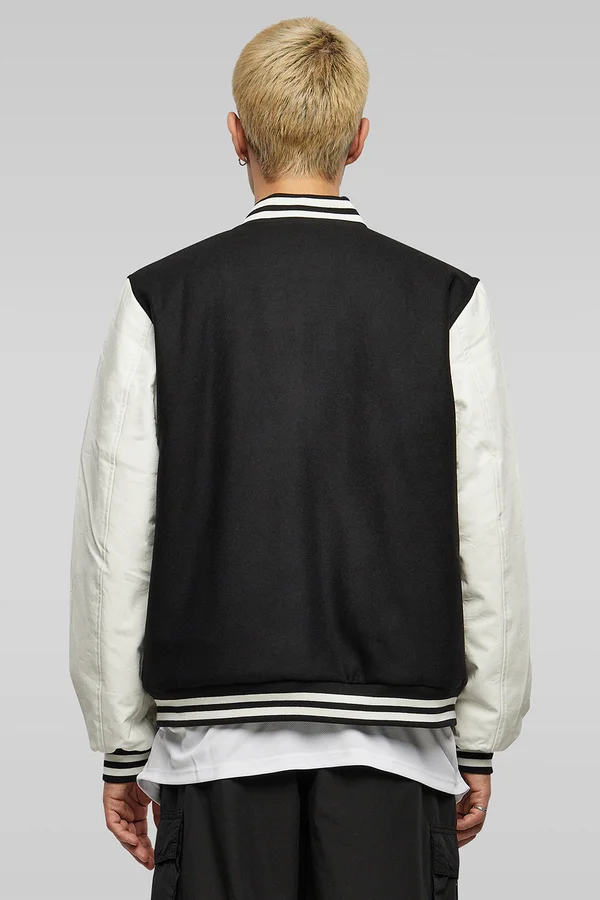 Oldschool College Jacket Black / White