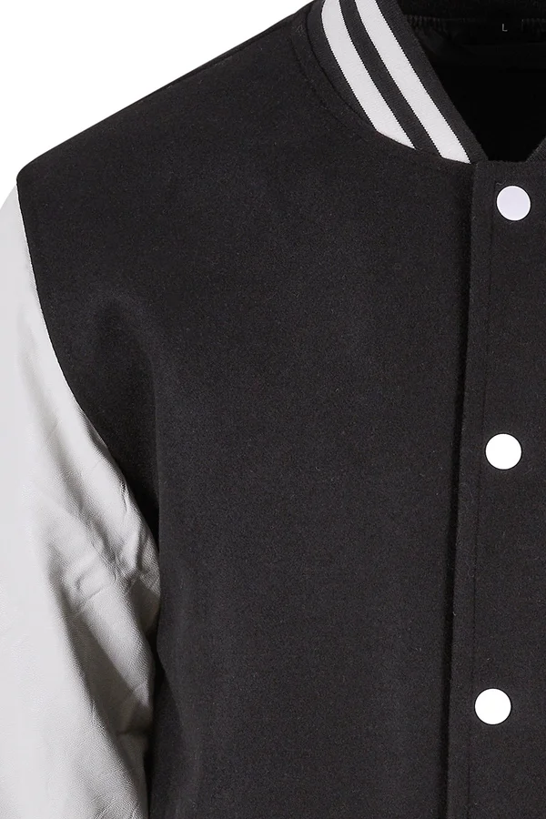 Oldschool College Jacket Black / White